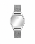 CASIO MONTRE | EFFET MIRROIR | BRACELET MAILLE ARGENTEE