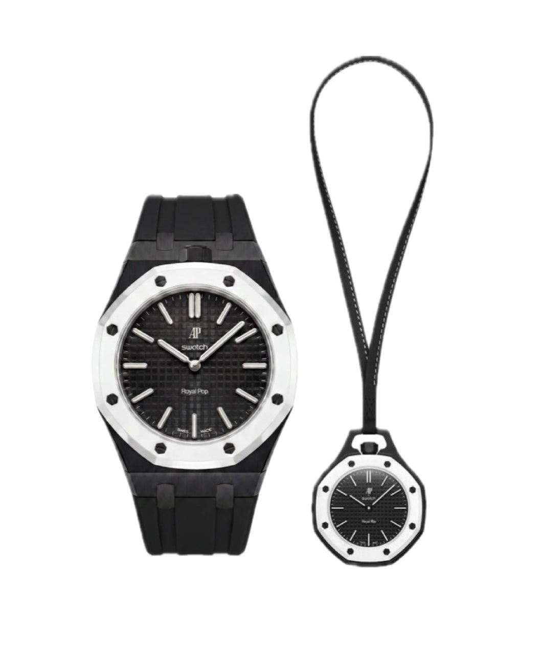 SWATCH x AP ROYAL POP-OCHO NEGRO (NOIR/BLANC)